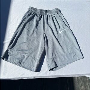 Nike Men's Light Gray Basketball Shorts